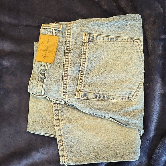 Vintage Calvin Klein Men's Straight  Blue Jeans - Picture 1 of 9